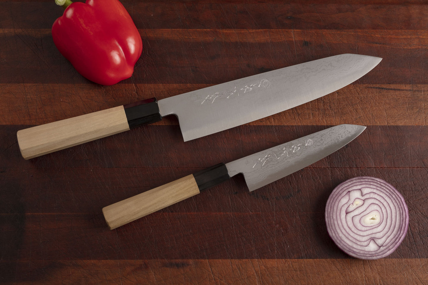 Outlet - GKAD Kokaji Blue #2 Damascus Gyuto