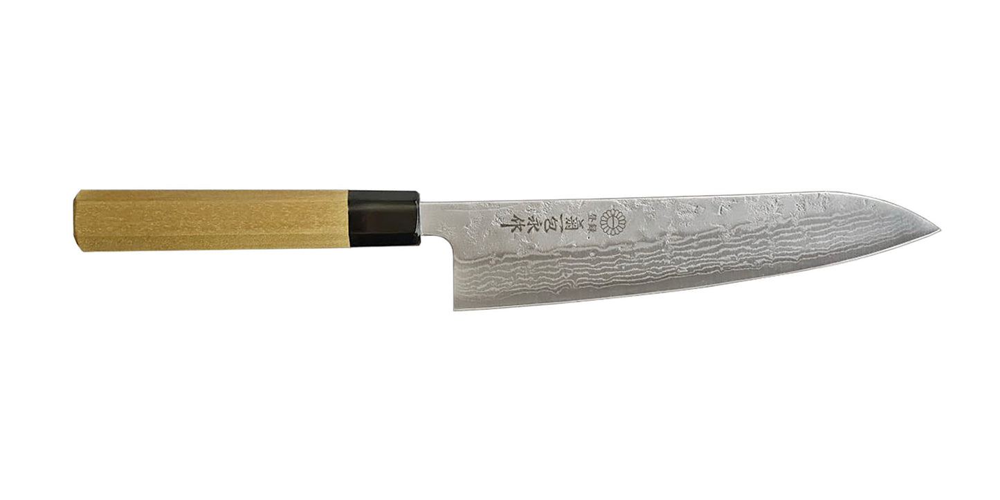 Swedish Steel Nashiji Damascus Gyuto