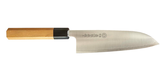 Cherry Handle 440C Stainless Santoku