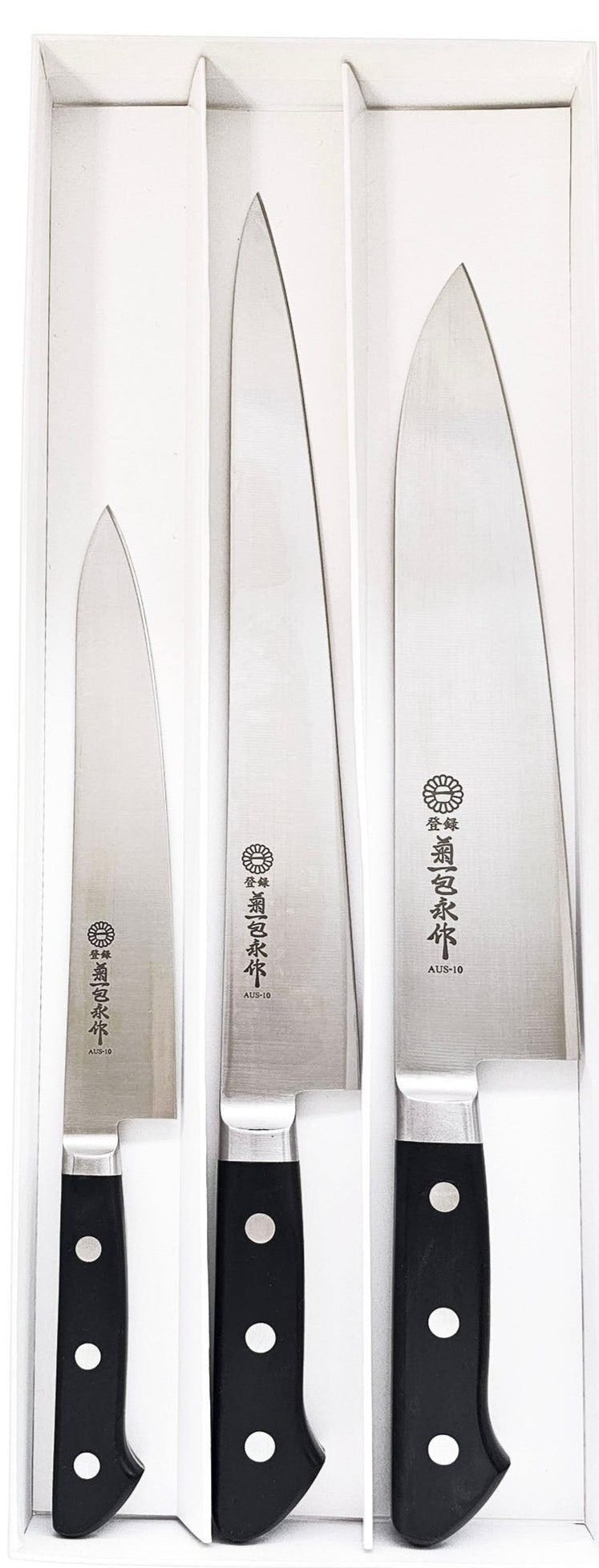 GM Series Molybdenum Stainless Steel 3 Piece Set