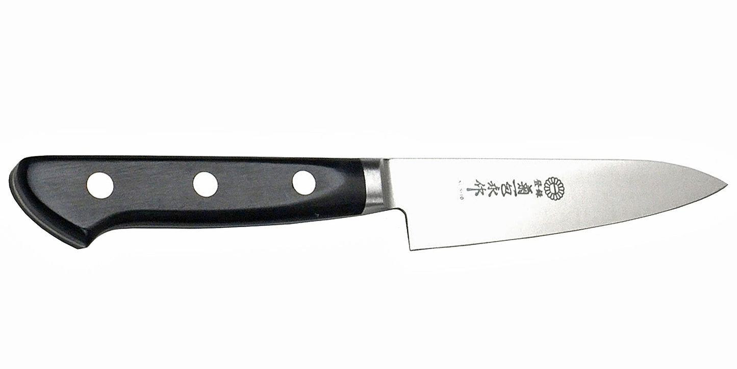 Kikuichi Cutlery Molybdenum Stainless Steel Petty knife. Available in sizes 12 cm and 15 cm.