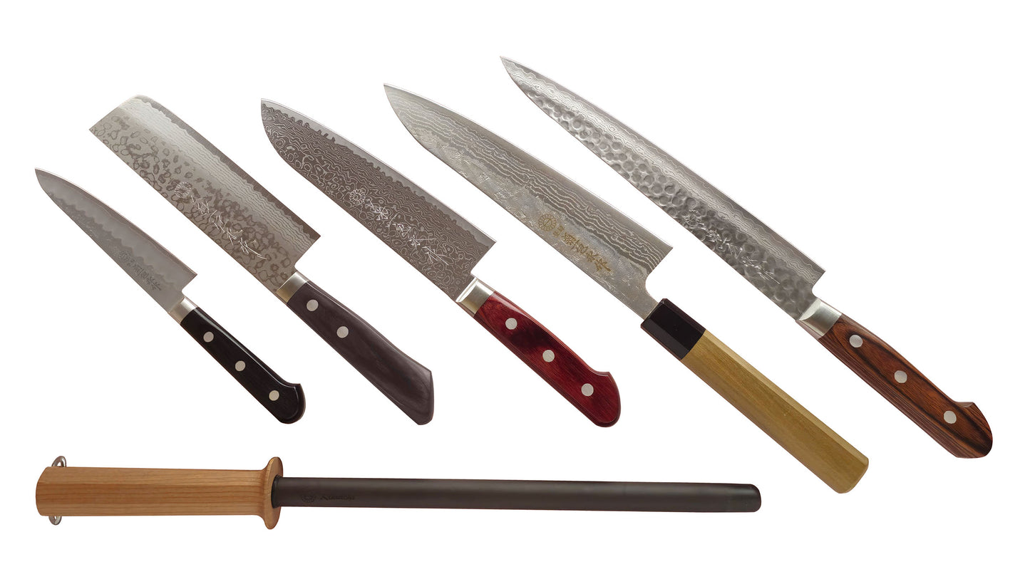 Chef Declan Horgan's curated Kikuichi block set, an 828 exclusive.