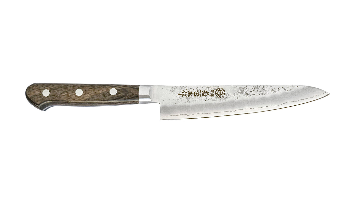 GN Series Ginsan Nashiji Petty (Western Handle)