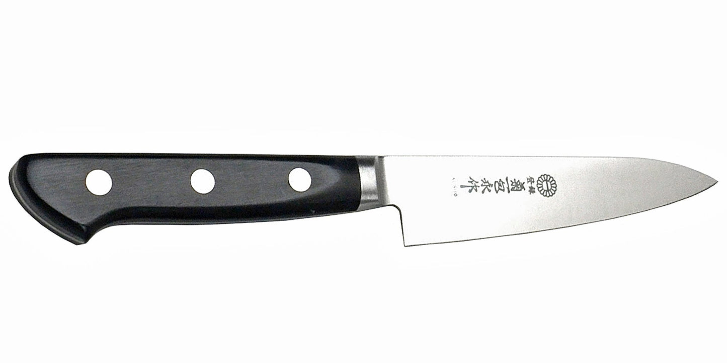 Kikuichi Cutlery Molybdenum Stainless Steel Petty knife. Available in sizes 12 cm and 15 cm. 