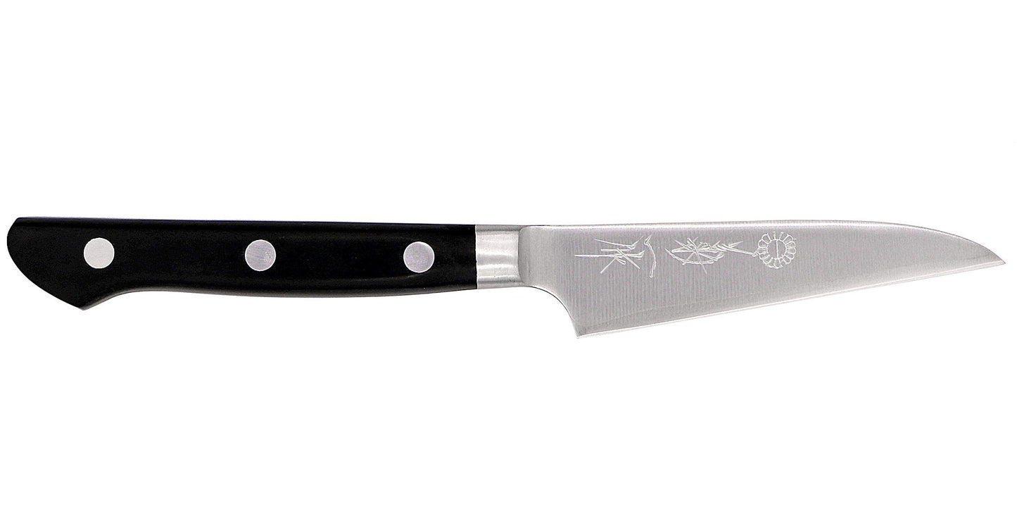 Kikuichi Cutlery Gold Warikomi (GS Series) paring knife in 9 cm.