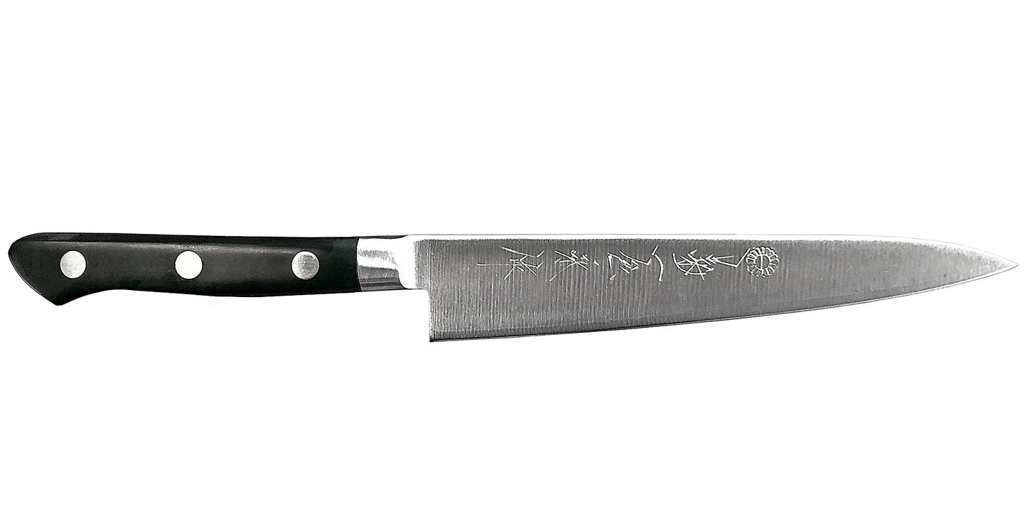 Kikuichi Cutlery Gold Warikomi (GS Series) petty knife. Available in sizes 12 cm and 15 cm.