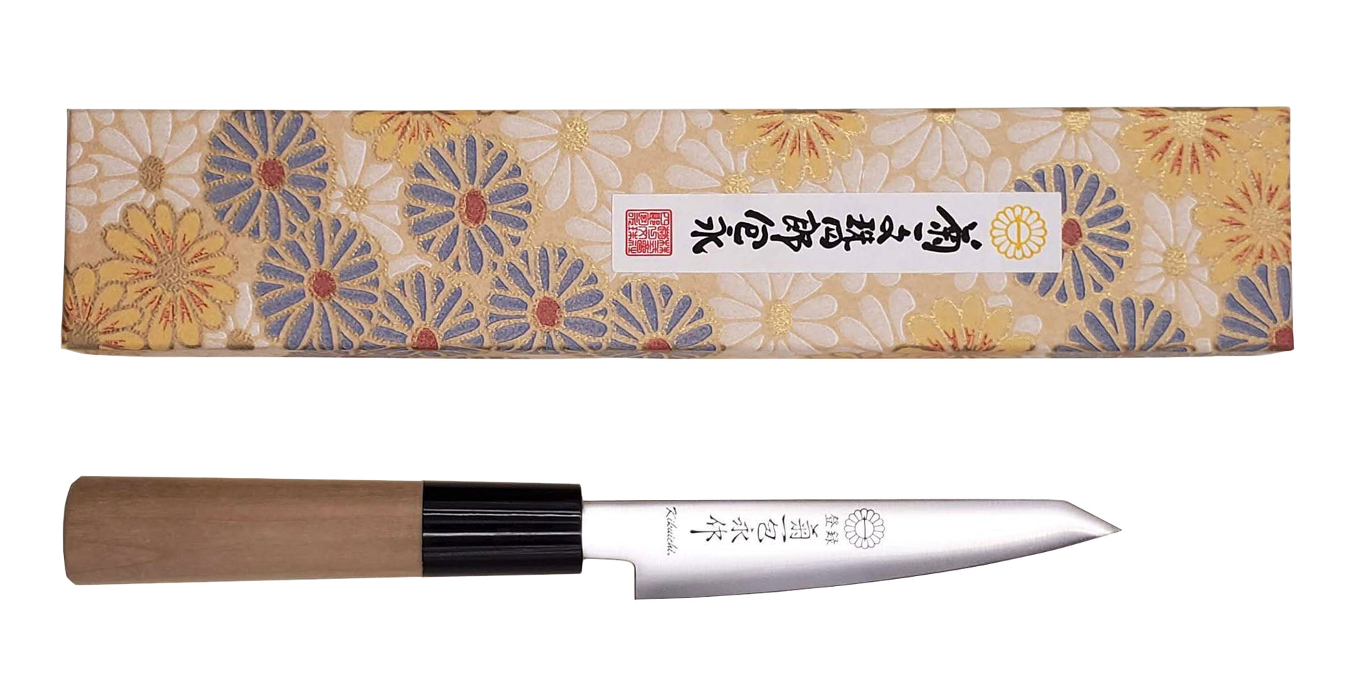 KIKUSUMI X MOKI Limited Edition Polished Black Steak Knife Gift