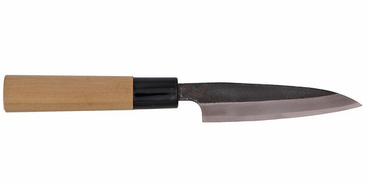 Kikuichi Cutlery Tatsutogi Series Kaisaki. Traditional Japanese shellfish knife made of SK carbon steel.  Available in 10 cm.