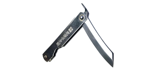 Carpenters pocket knife. SK carbon blade and chromed steel handle.